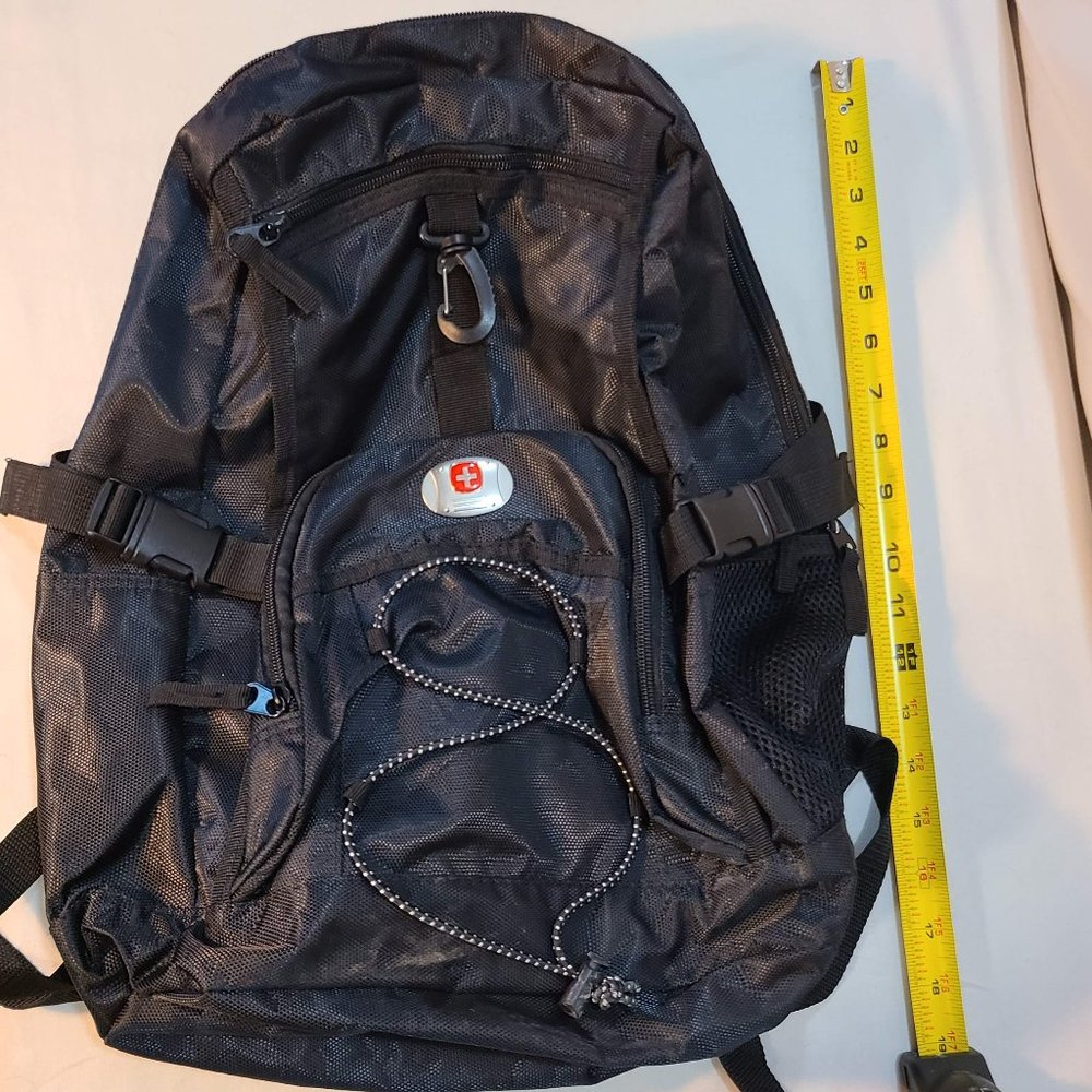 Swiss black backpack - Picture 3 of 4